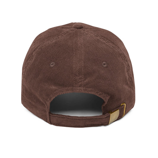 dailybreadcore corduroy cap — dark brown