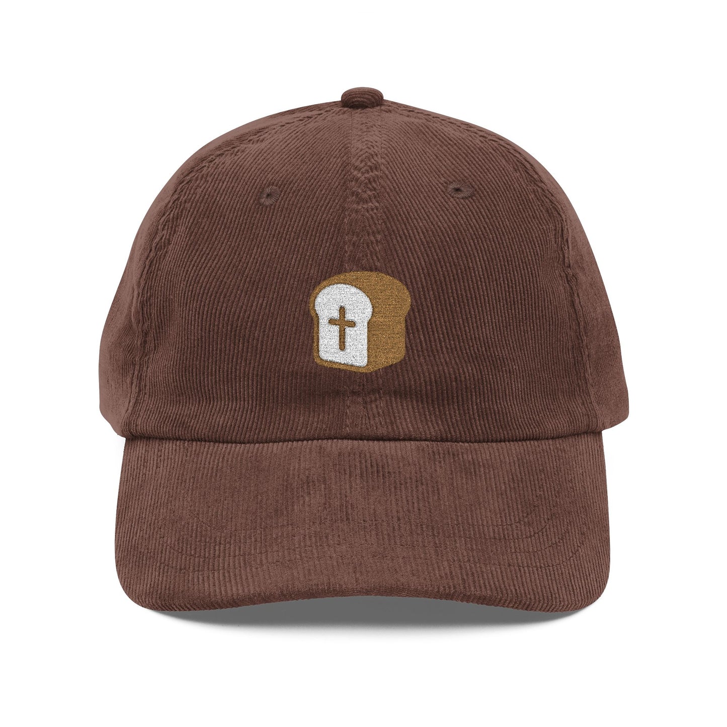 dailybreadcore corduroy cap — dark brown