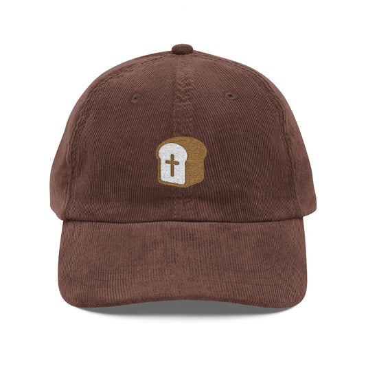 dailybreadcore corduroy cap — dark brown